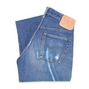 60'S LEVIS リーバイス 501 ビッグE インディゴ トップ裏8 ヴィンテージデニムパンツ 【W29相当】 @EEA1384