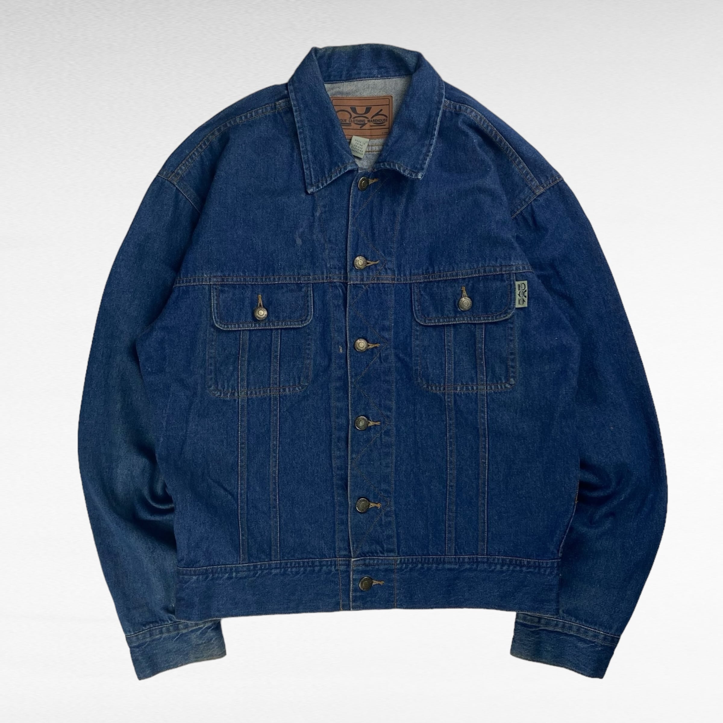 80's】 ユニクロ OLD UNIQLO L デニムジャケット Gジャン 80's】 ユニクロ OLD UNIQLO L デニムジャケット Gジャン