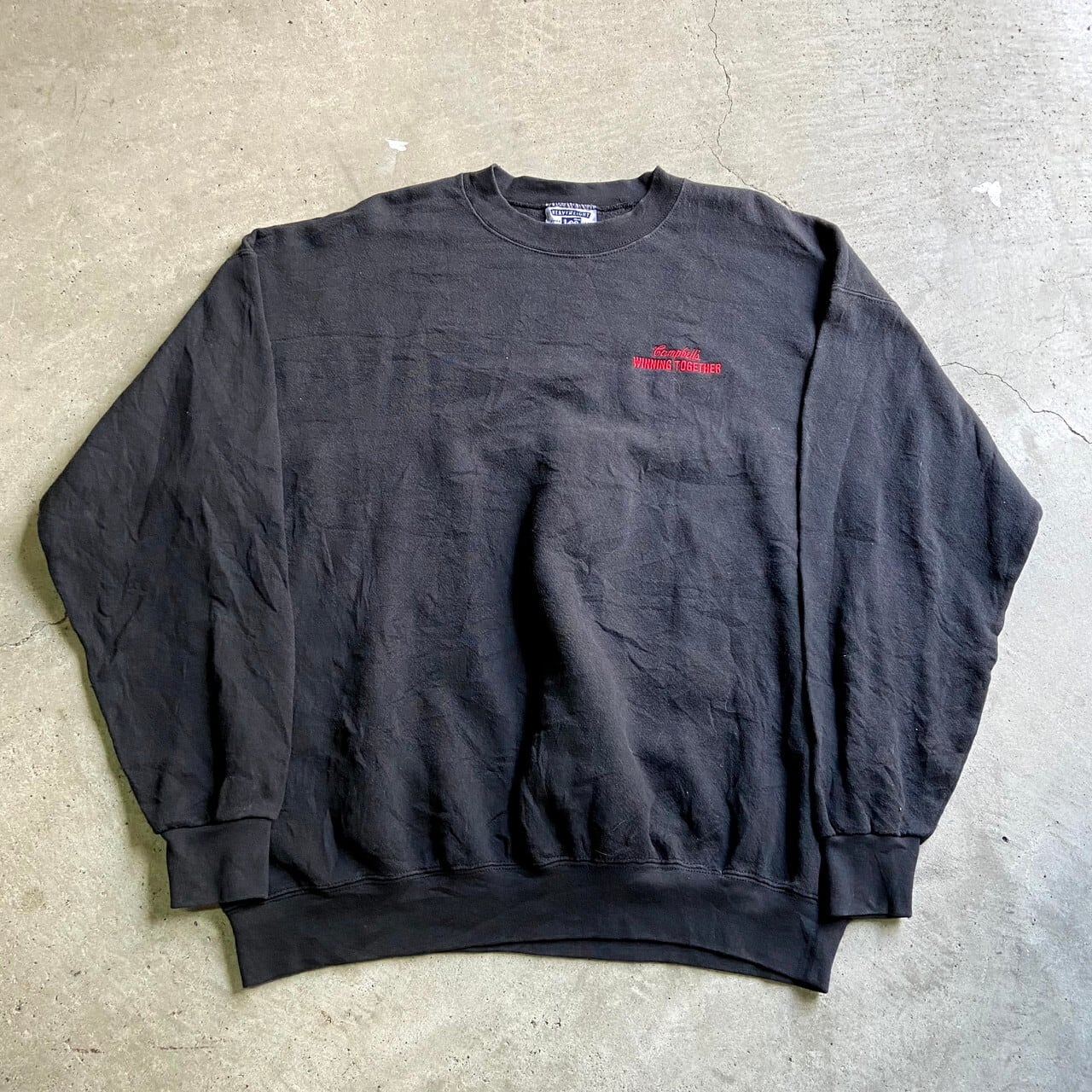 Lee リー トレーナー 赤 ワンポイント 刺繍 胸 ポイント