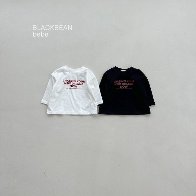 【取寄】blackbean|chasing bebe tee|チェイシングベベT|S-M|baby|26 autumn