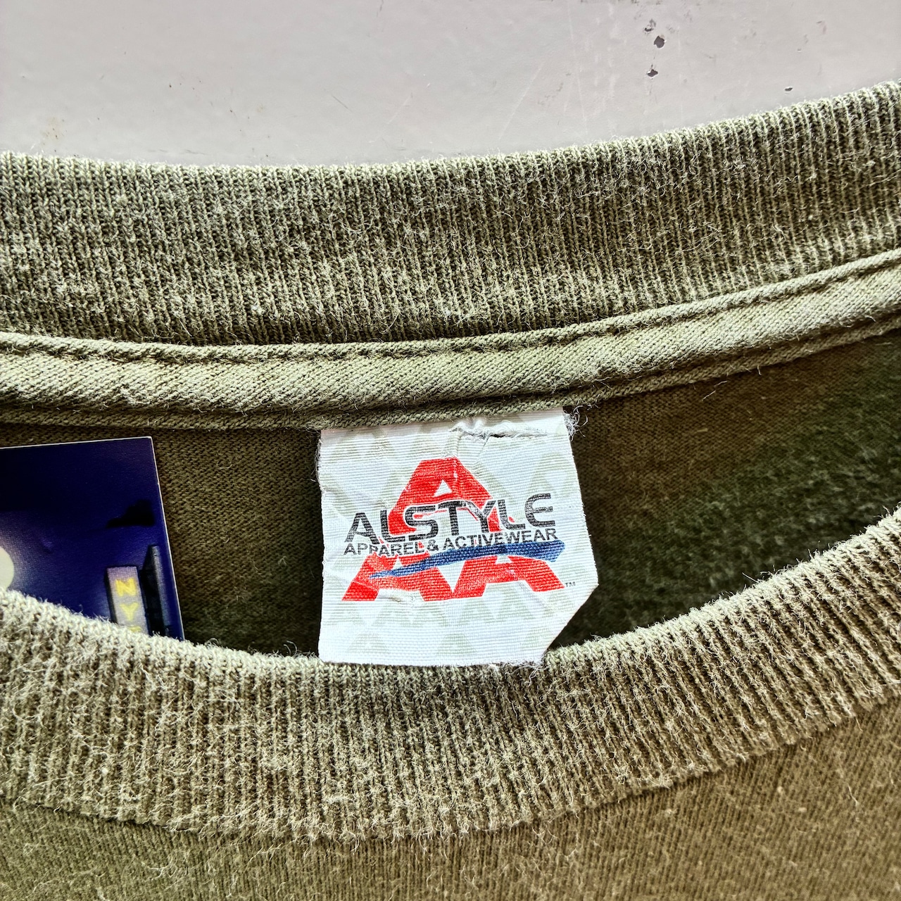 00s ALSTYLE Budweiser Tシャツカウボーイ オリーブ バドワイザー