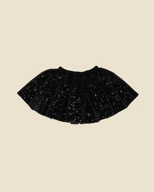 送料無料【予約】velvet twinkle skirt (black)/Wonny Ribbon