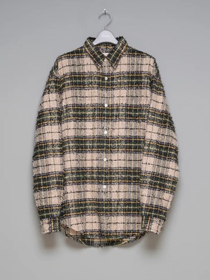 【25AW】MASU エムエーエスユー / SHAGGY PLAID SHIRT / ネルシャツ