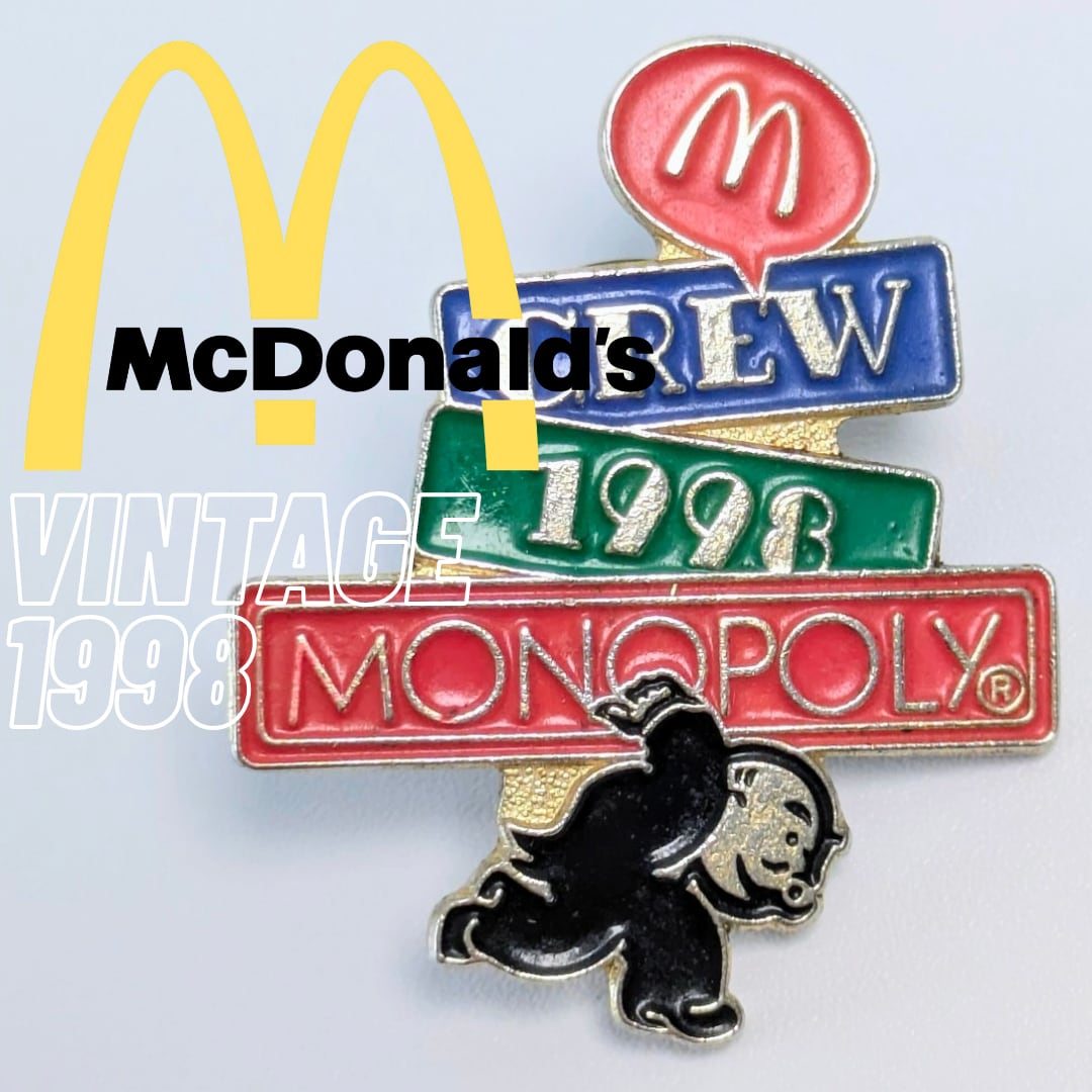 McDonald's PINS☆ピンバッジ マクドナルド Meal | McDino Vintage