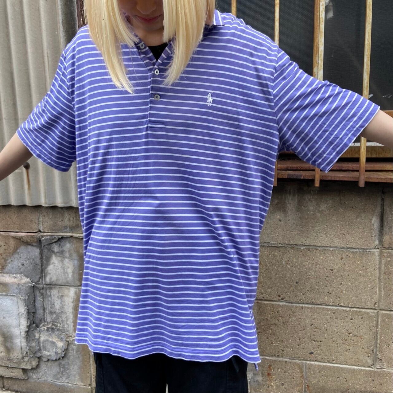 POLO GOLF Ralph Lauren ポロゴルフ ラルフローレン マチ付き ボーダー
