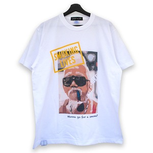 Smoking Lives Tee (JFK-023) - White