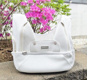 即納【ritogato】Voddly Plus Front Carrier Bag (mesh White)