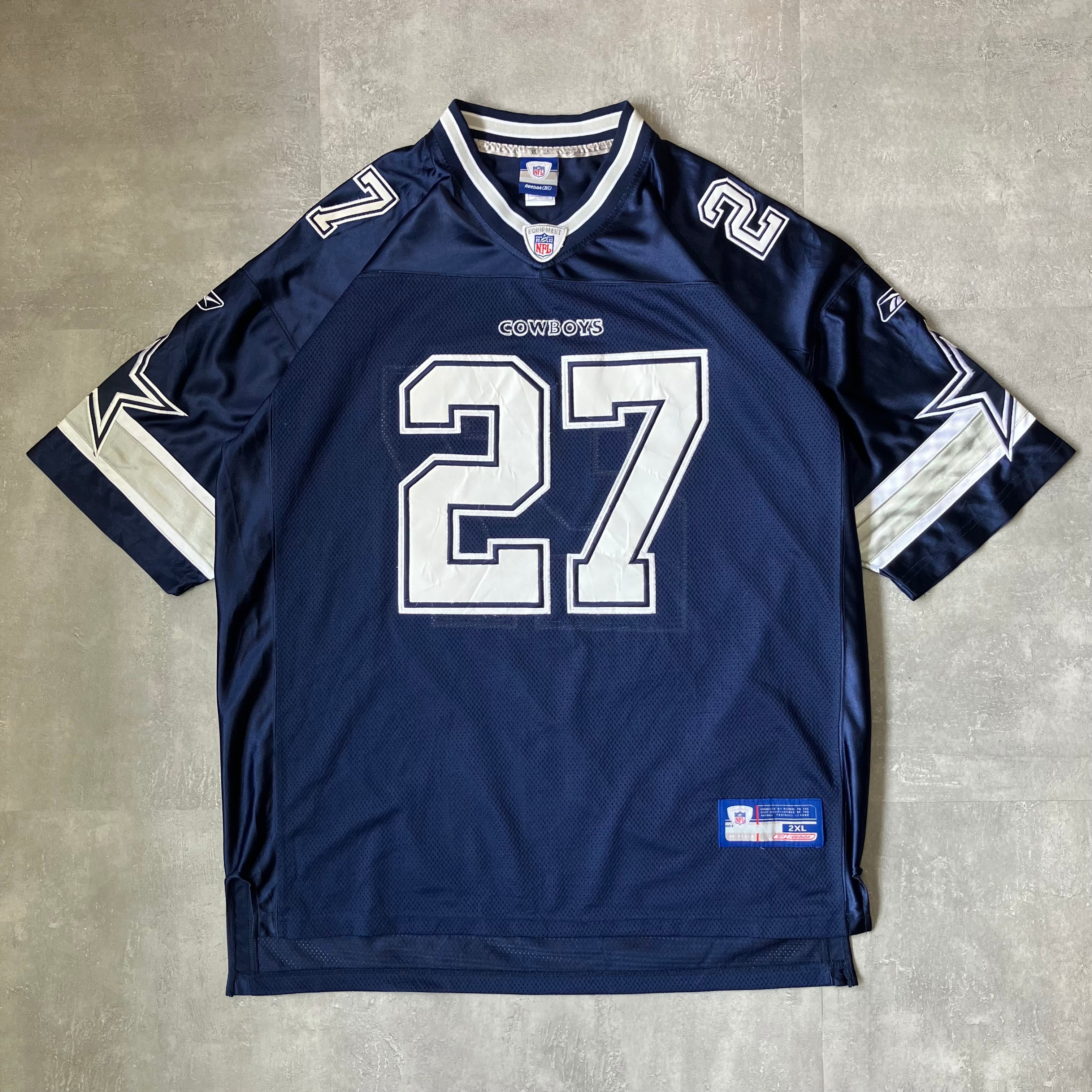 《XXL size》Reebok リーボック NFL cowboys ゲームシャツ No.3619