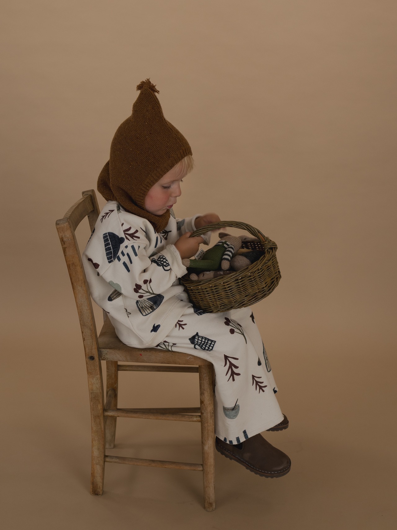 【即納】ORGANIC ZOO / Cosy Wild Wide Leg Pants Undyed