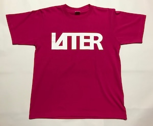 リミテッドエディションLAITER LOGO Tシャツ　ショッキングピンク