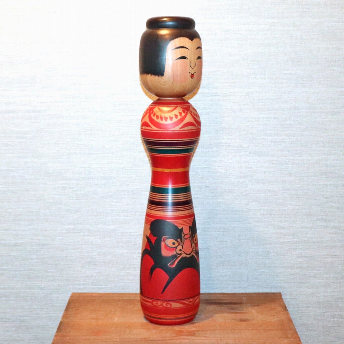 こけし・津軽系・温湯・佐藤佳樹・達磨・置物・No.221028-01・梱包