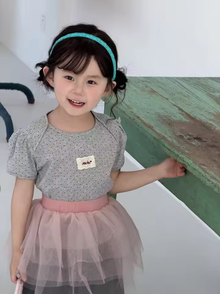 バックオープンドットトップス