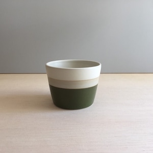 plainカップ（緑） [φ8×6cm]【彩・銘々器withコロナ】
