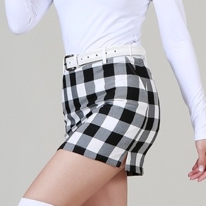 チェック　スカート　モノトーン