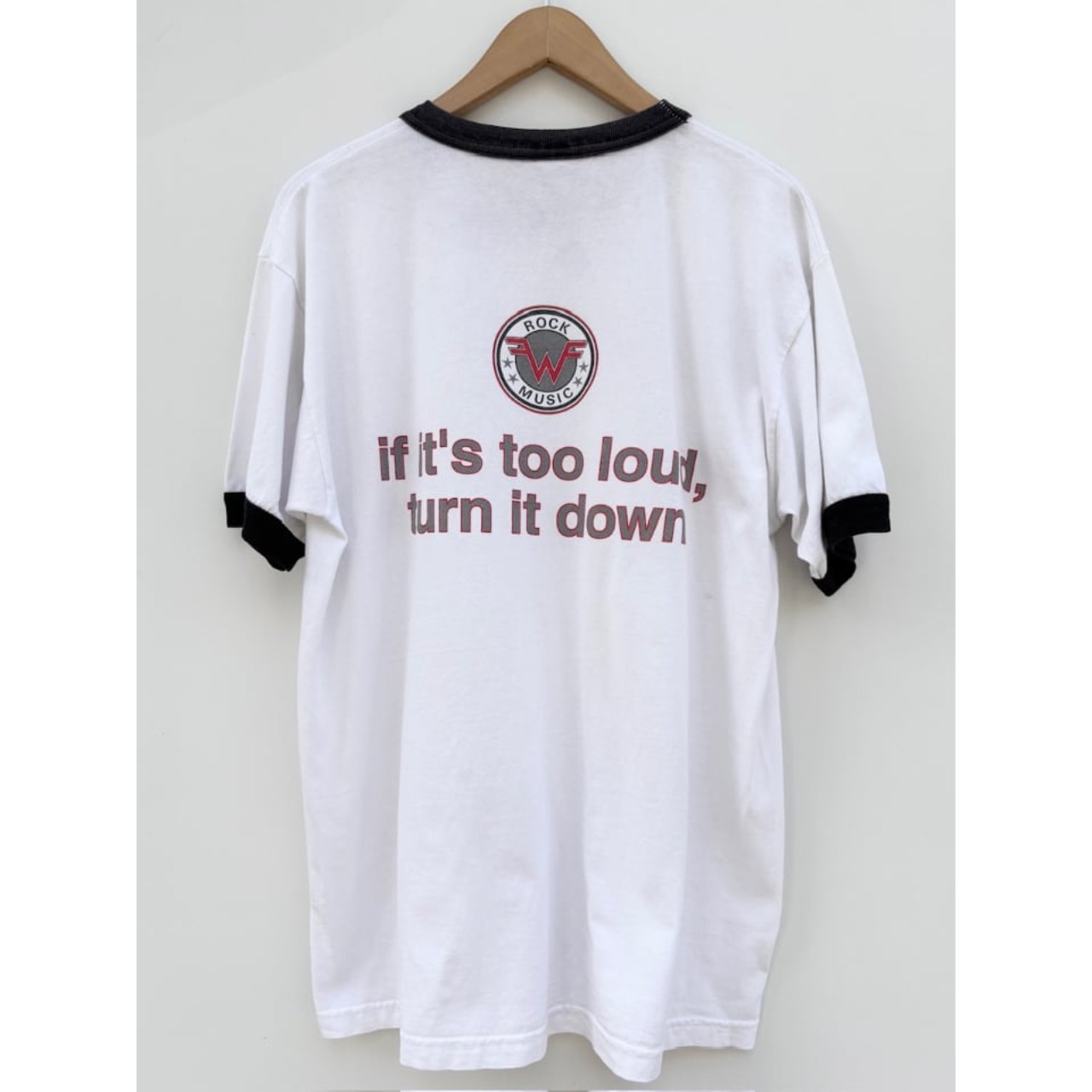 90s Weezer Ringer Tee Size L程
