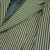 70's seersucker stripe tailored jacket