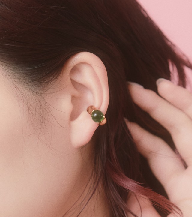 PETIT CABOCHON EARCUFF ゴールド