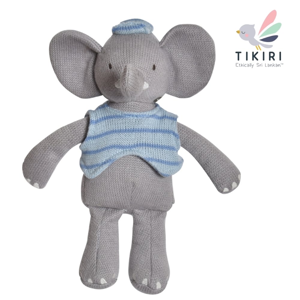 TIKIRI | Alvin the Elephant Knitted Plush ぞう ぬいぐるみ 編みぐるみ ティキリ TK78237