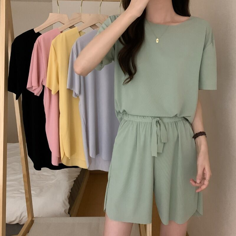 サマールーズ薄手カジュアルパンツ 夏物 シルク ハンチェンe90747170395