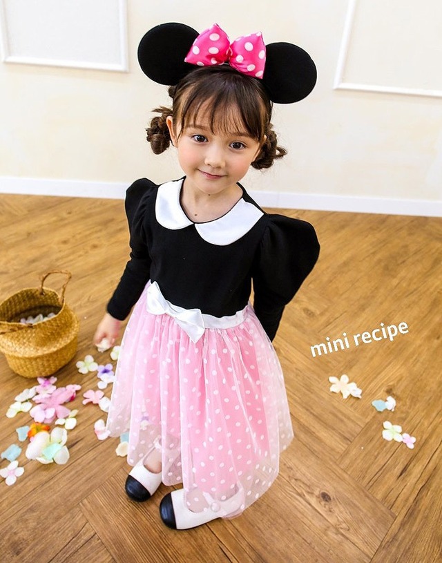 【即納】<mini recipe>  Minnie one-piece