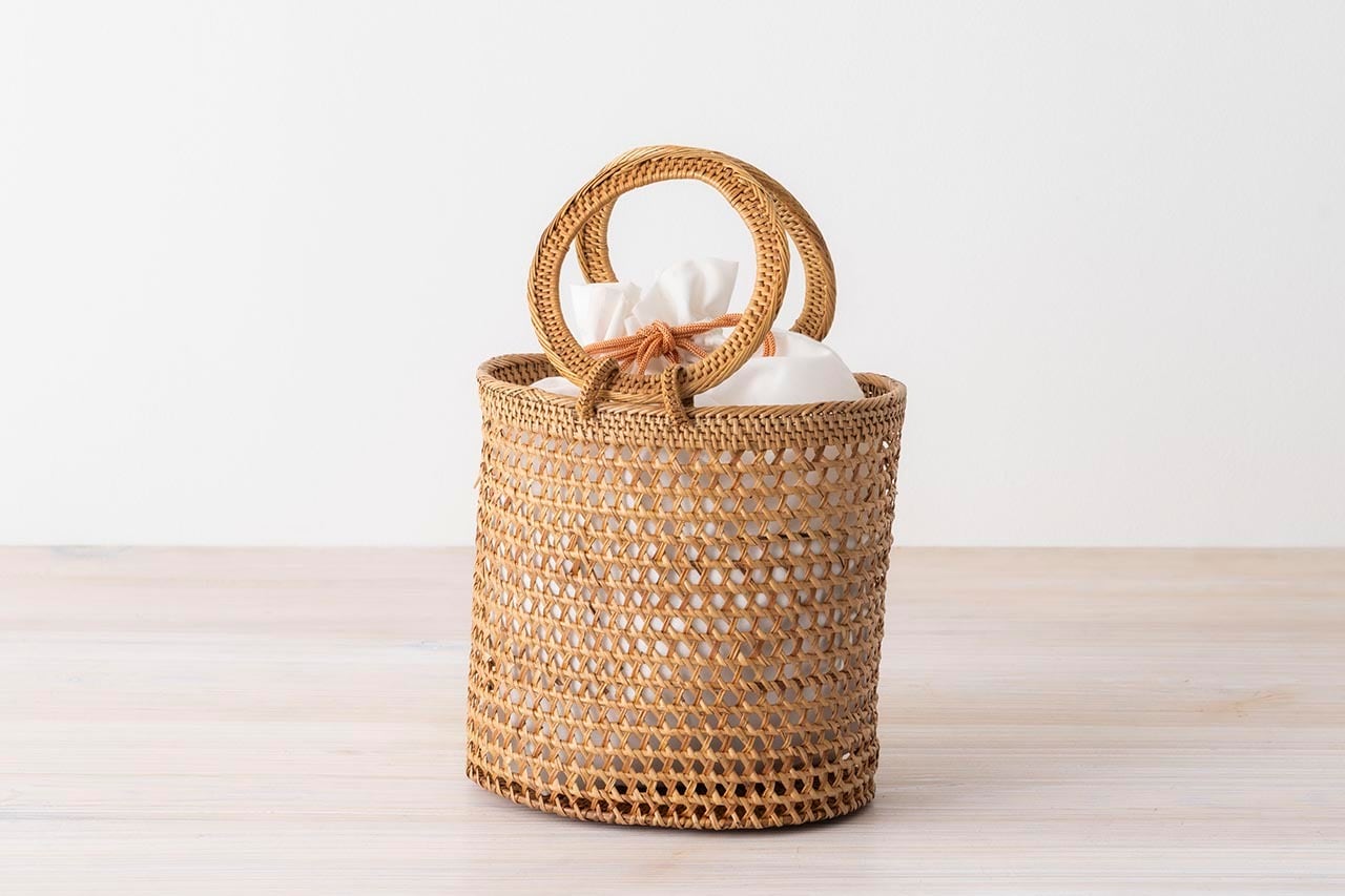 hint hint かごバッグ「BAG10」 小(2色) | 中村江里子セレクション hint hint かごバッグ「BAG10」 小(2色) | 中村江里子セレクション