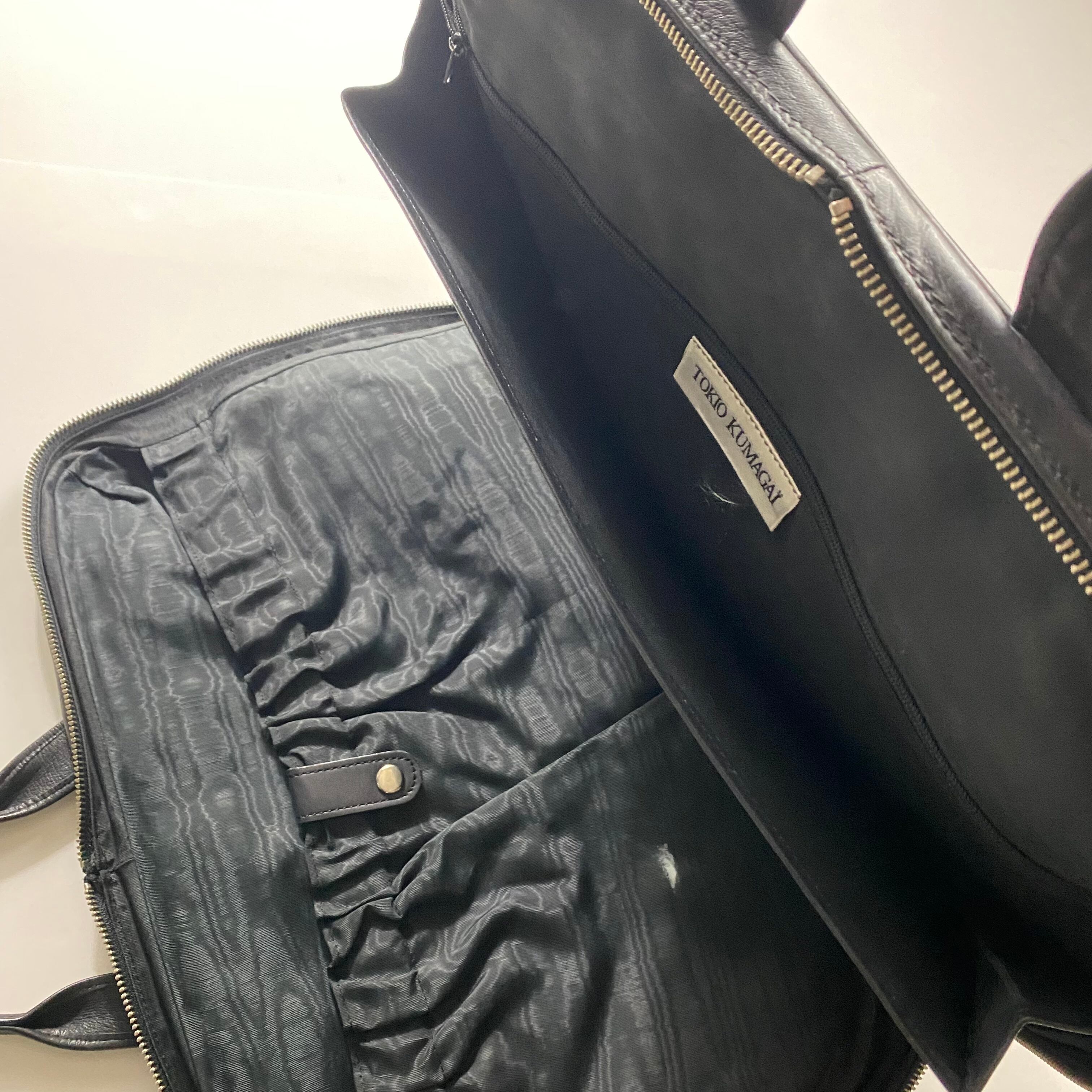 TOKIO KUMAGAI leather briefcase | NOIR ONLINE TOKIO KUMAGAI leather briefcase | NOIR ONLINE