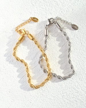twist chain bracelet 4mm