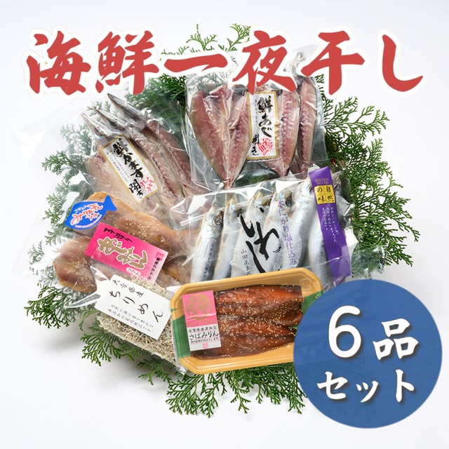 【鮮度が違う！】海鮮一夜干し6品セット【送料無料】北海道・沖縄は別途送料