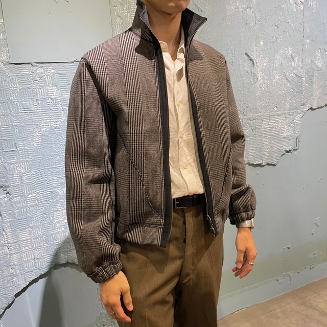 Saby / REVERSIBLE stand n blouson / glen check x black