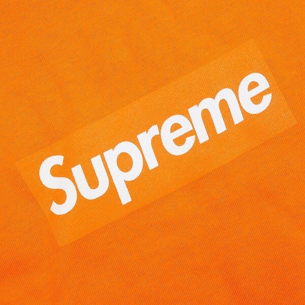 シュプリーム オレンジロンT Supreme シュプリーム Box Logo L/S Tee