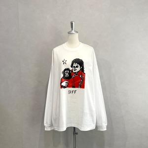 「BFF」ビッグシルエットロングスリーブTシャツ【Yuki Horimoto】