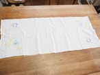 蝶と花の刺繍 クロス(シミあり) 画像12