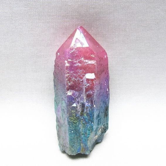 オーラクリスタル 原石 マルチカラー エレスチャル オーラ水晶 一点物 171-8766