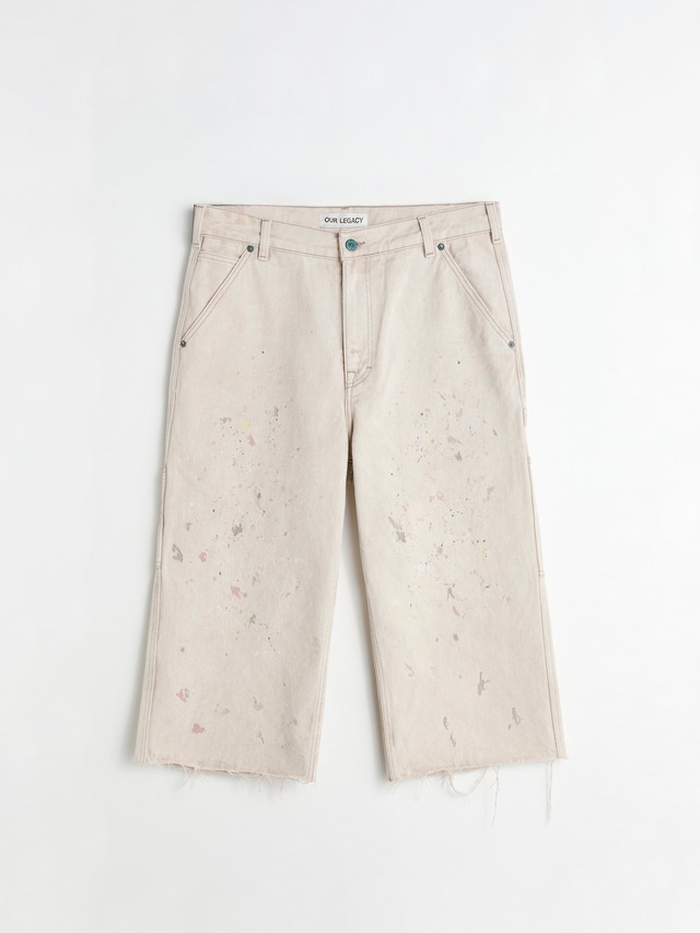 OUR LEGACY　JOINER CAPRI CUT　Ghost Attic Splatter Denim　M2245JG