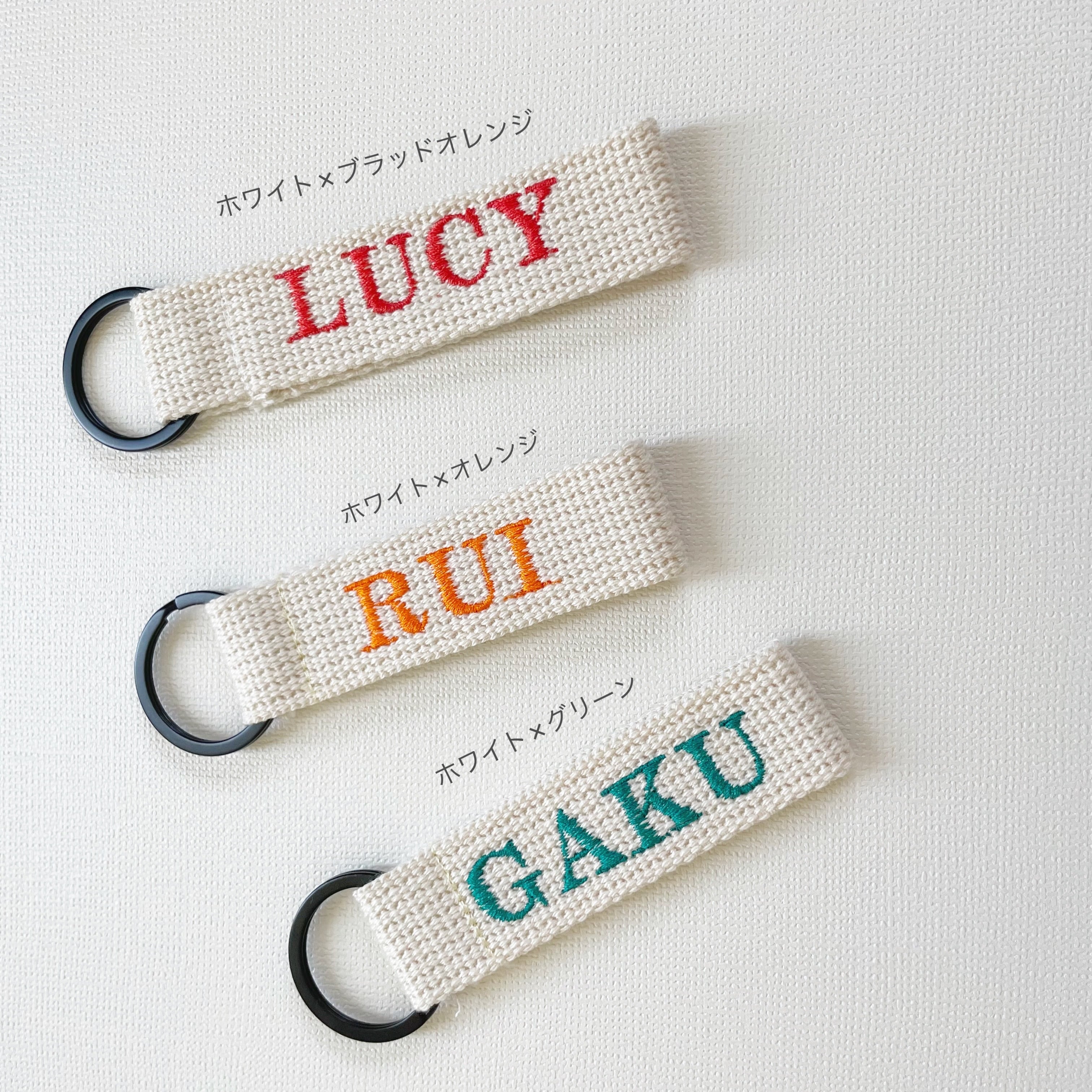 即納】刺繍♡名入れネームタグ | TAMSmuu