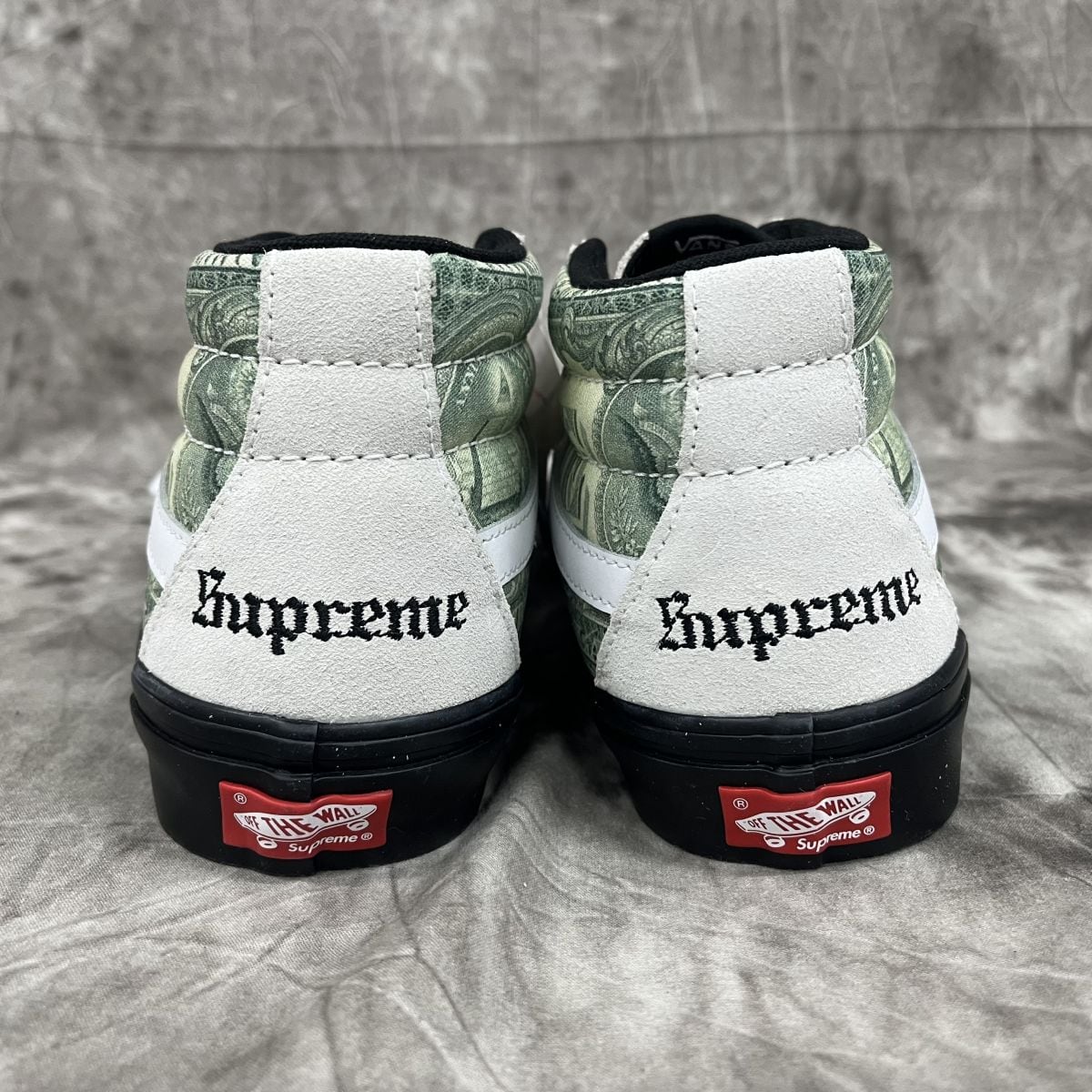 新品　シュプリーム  バンズ Supreme  Vans ドル グロッソミッド黒