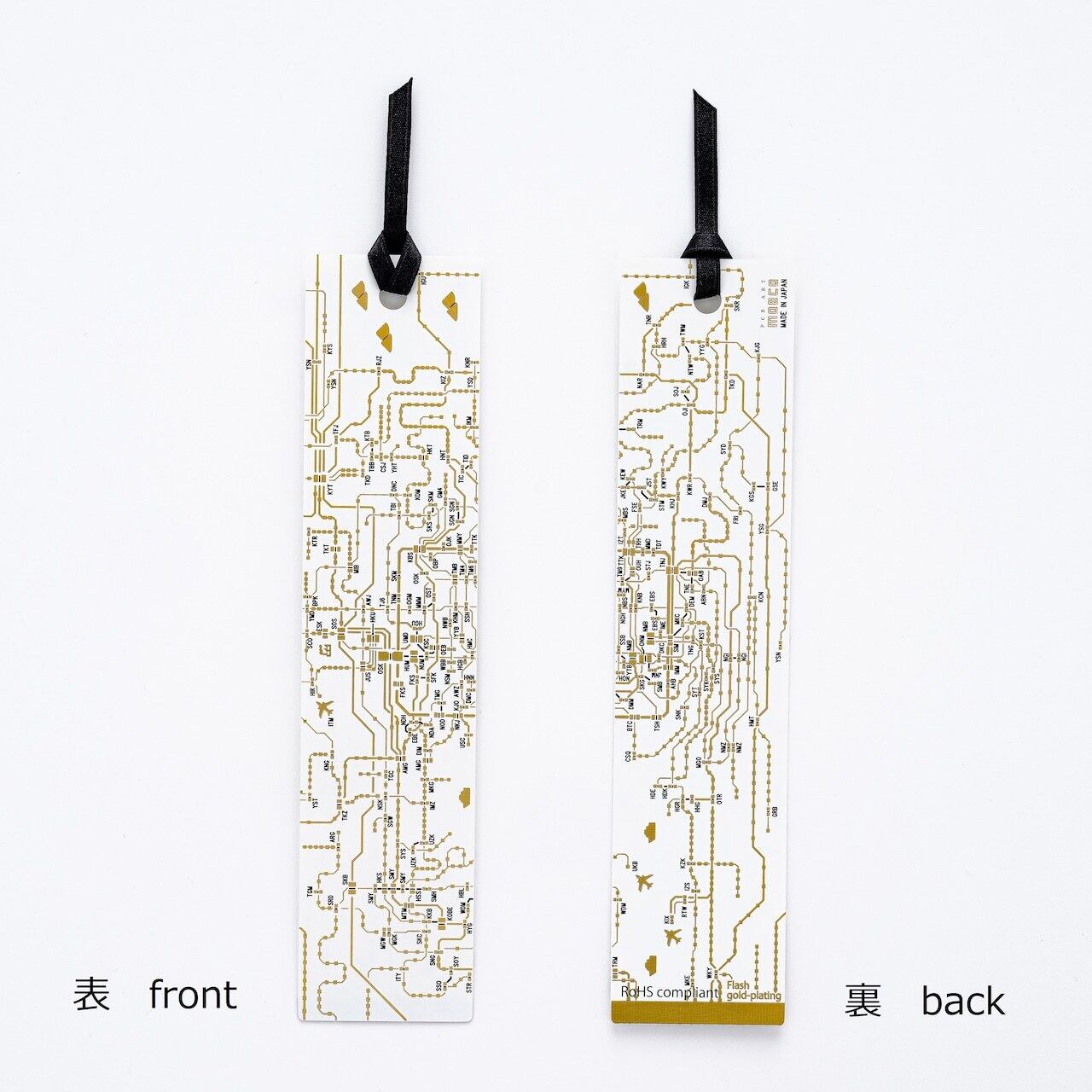 関西回路線図 基板アート 栞 | PCB ART moeco