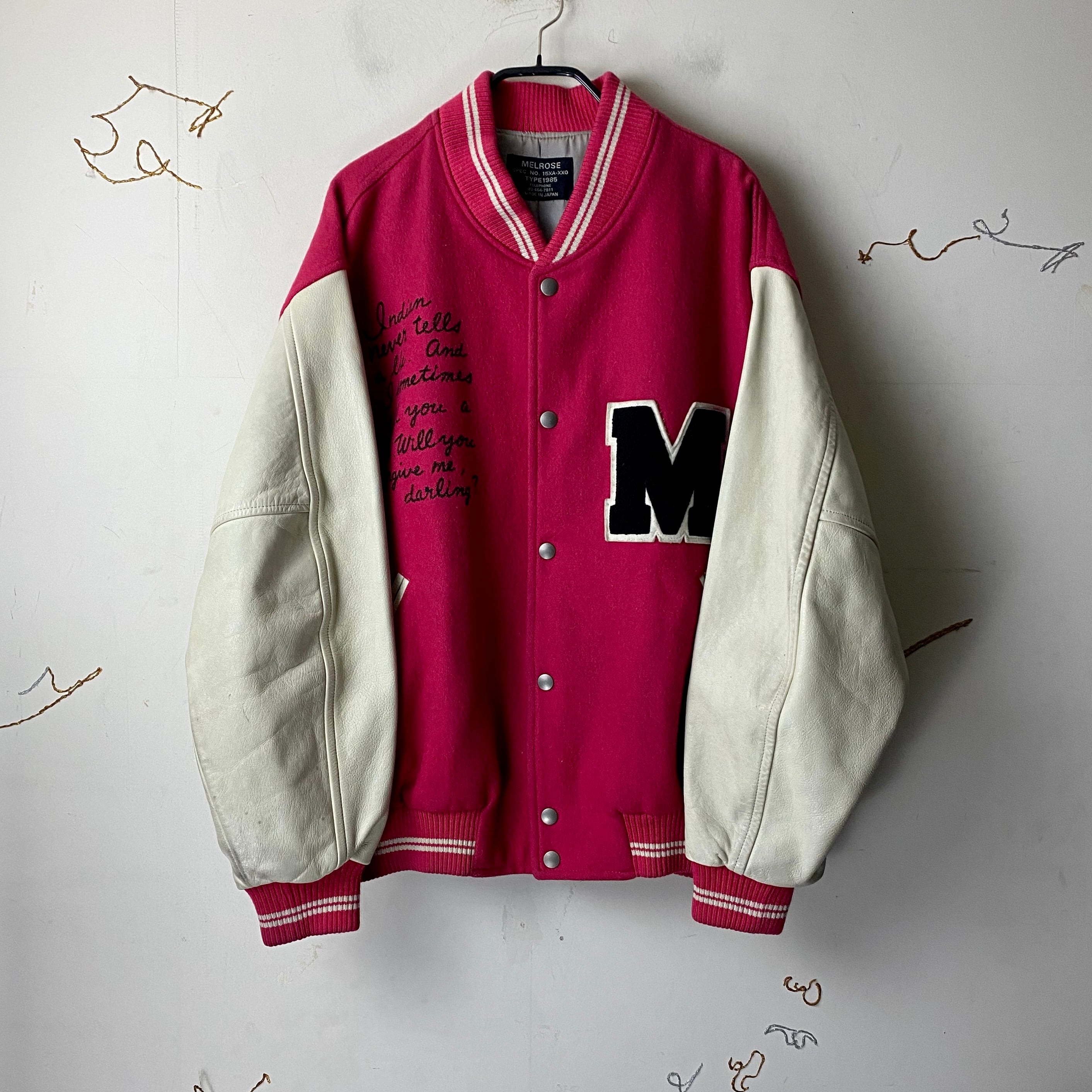 スタジャン メルローズ ピンク （BIRROT/ビロット】LOVEボンバー 