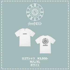 feelNEO新ロゴ Tシャツ　ホワイトVer.