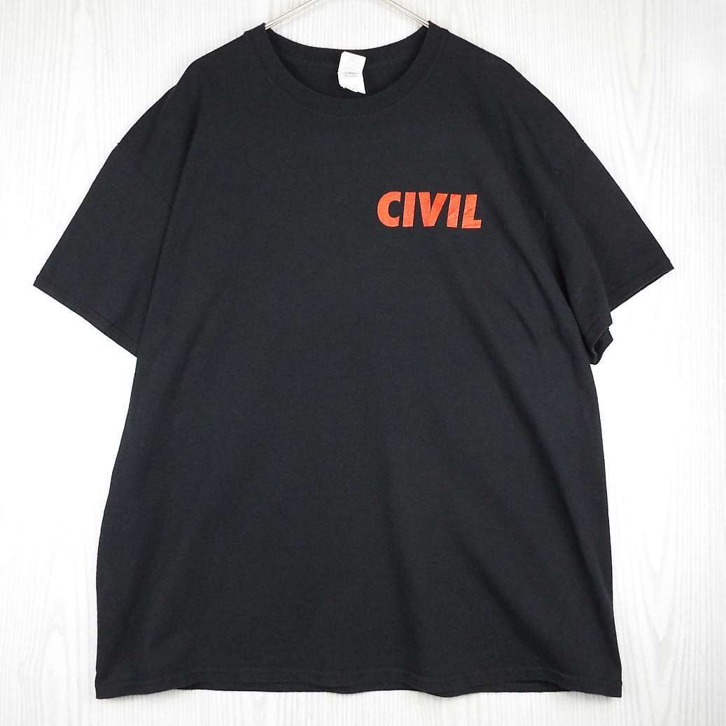【アメリカ❗️】90s プリントロゴ半袖Tシャツ　黒　XL ビッグサイズ