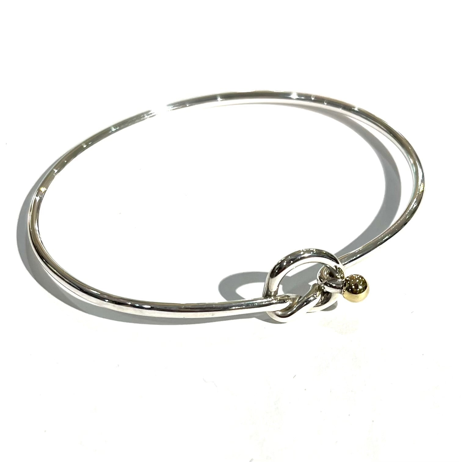 TIFFANY&CO. 】2176 K18.silver925 ラブノットブレスレット