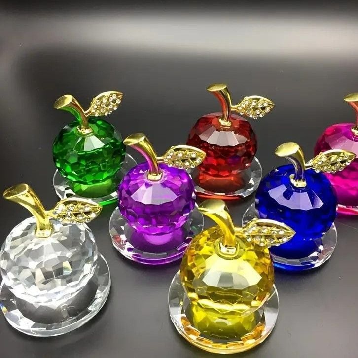 クリスタル　ゴールド　りんご Amazon.co.jp: [TradeWind] 運気アップ 風水 開運 幸運林檎 リンゴ