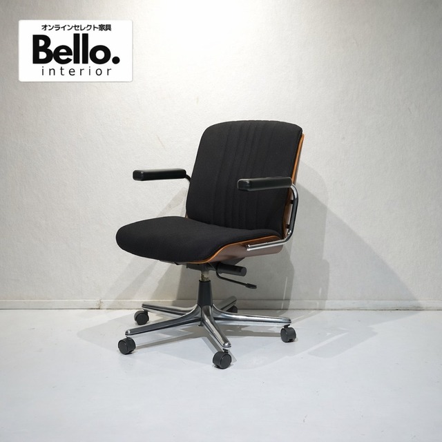 giroflex ジロフレックス BRASA ブラサ アームチェア デスクチェア ワークチェア 昇降式 チェア 椅子 ファブリック モダン ミッドセンチュリー ミニマル