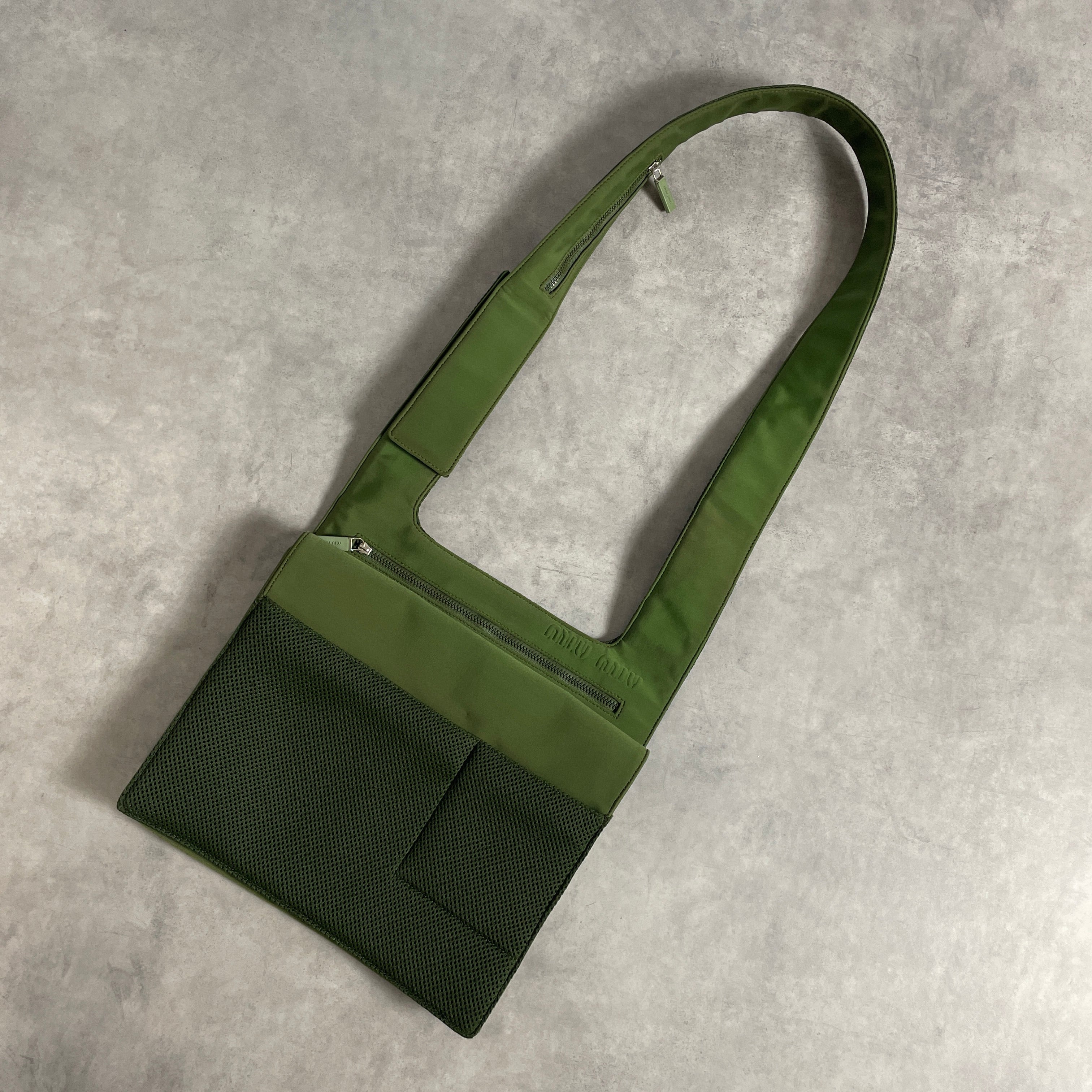 90s archives MIUMIU square shoulder bag