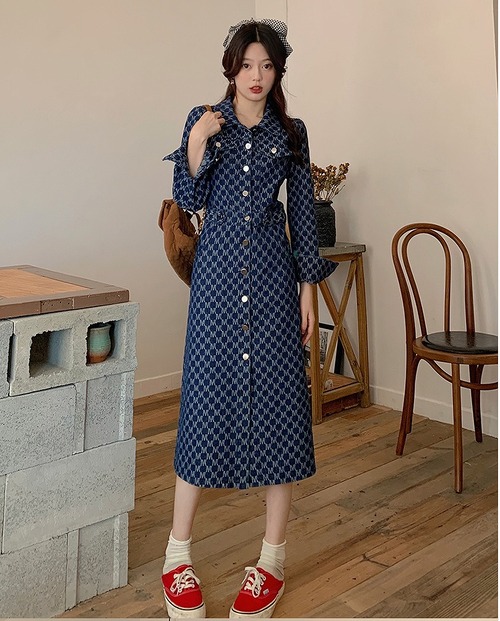 【大きいサイズL-4XL】【秋冬新作】ファッションワンピース#scimhc-250527