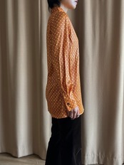 geometric pattern rétro long shirt-5191-3