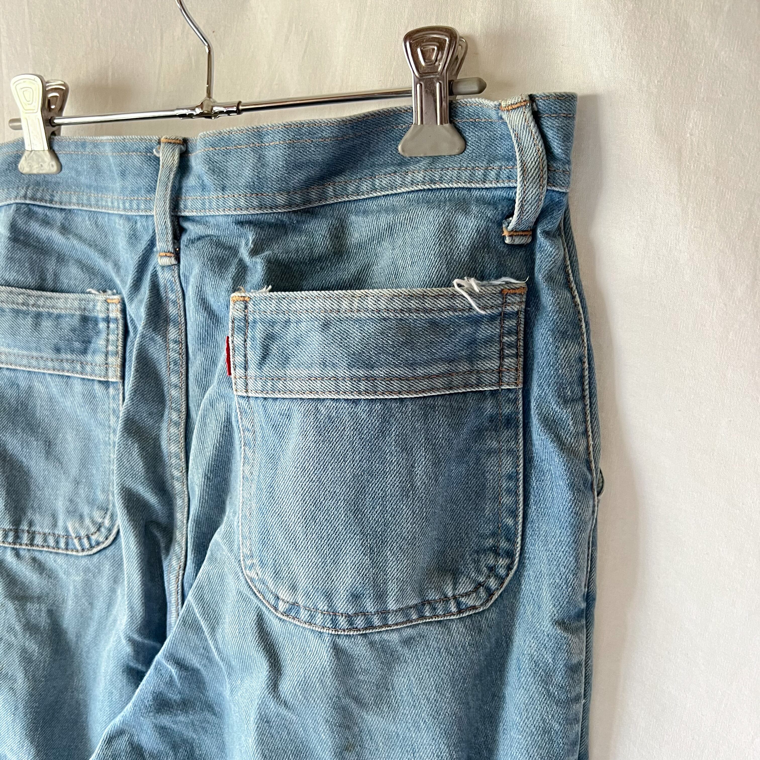 70s “Big john” flared denim pants 70年代 ビッグジョン フレアデニム