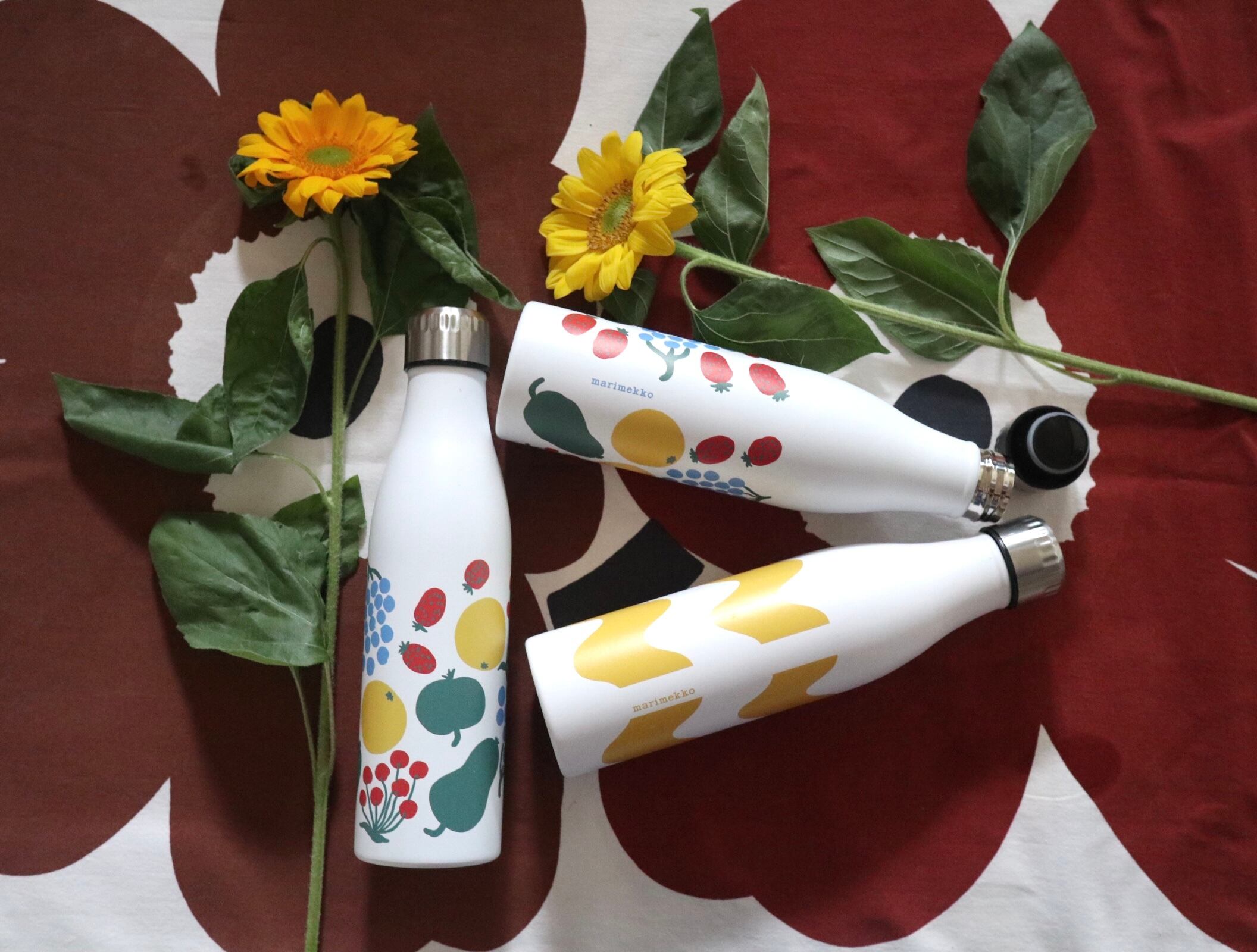 ◆フィンランド限定◆ marimekko×K-citymarket 「LOKKI」ステンレスボトル | Kiitos powered by BASE