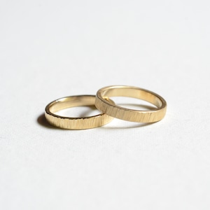 〈Brass〉 stripe ring / 3mm