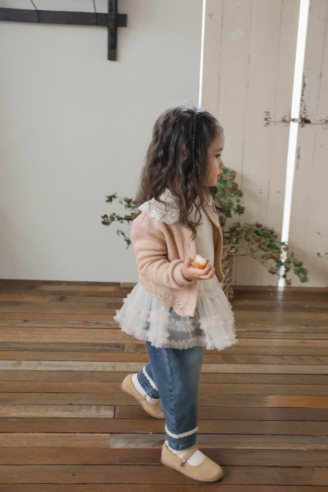 ※ほつれ有※【即納】<flo>  Audrey denim pants